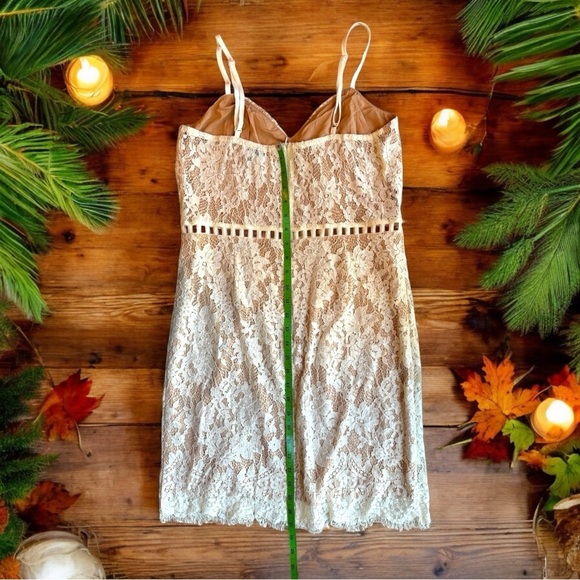 TOBI White Cream Lace Bodycon Dress - XL - Picture 11 of 15